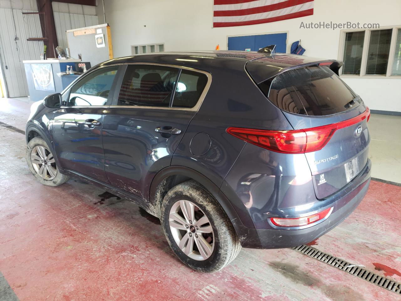 2017 Kia Sportage Lx Blue vin: KNDPMCACXH7281532