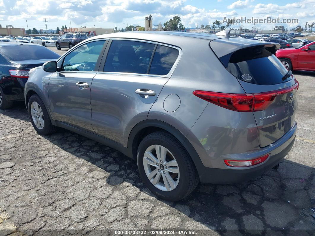 2017 Kia Sportage Lx Gray vin: KNDPMCACXH7293910