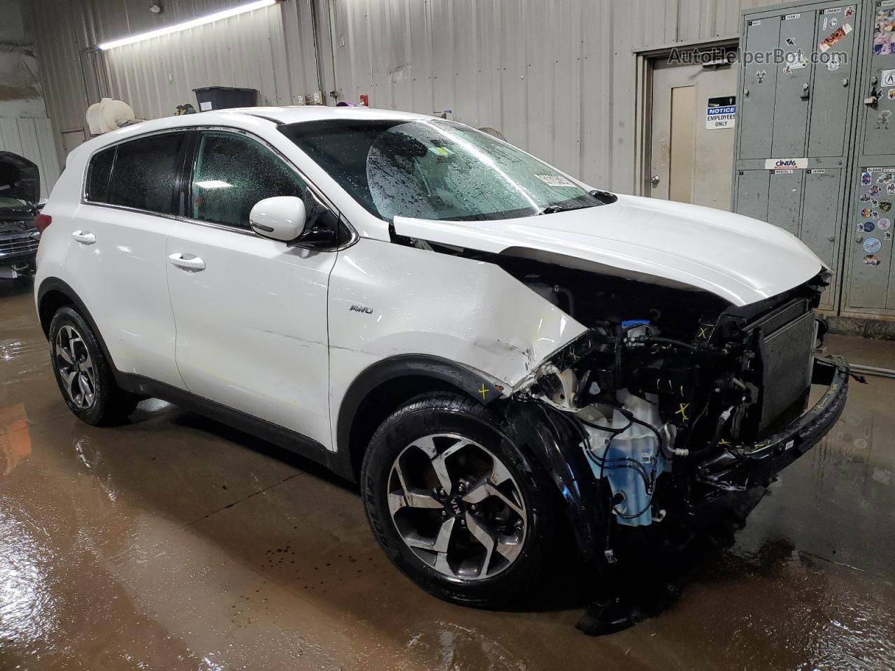 2020 Kia Sportage Lx White vin: KNDPMCACXL7632688