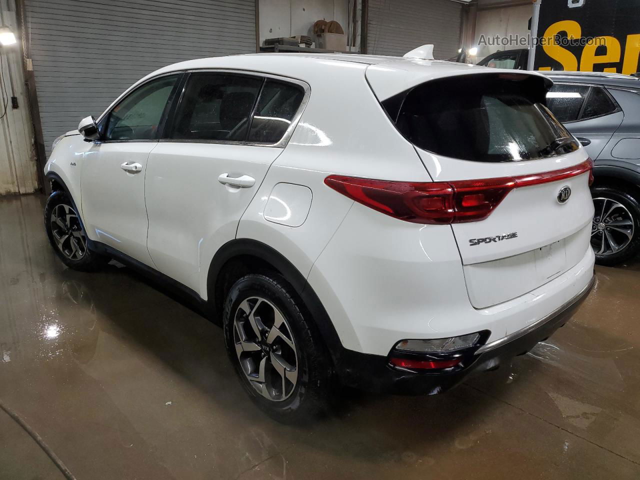 2020 Kia Sportage Lx White vin: KNDPMCACXL7632688