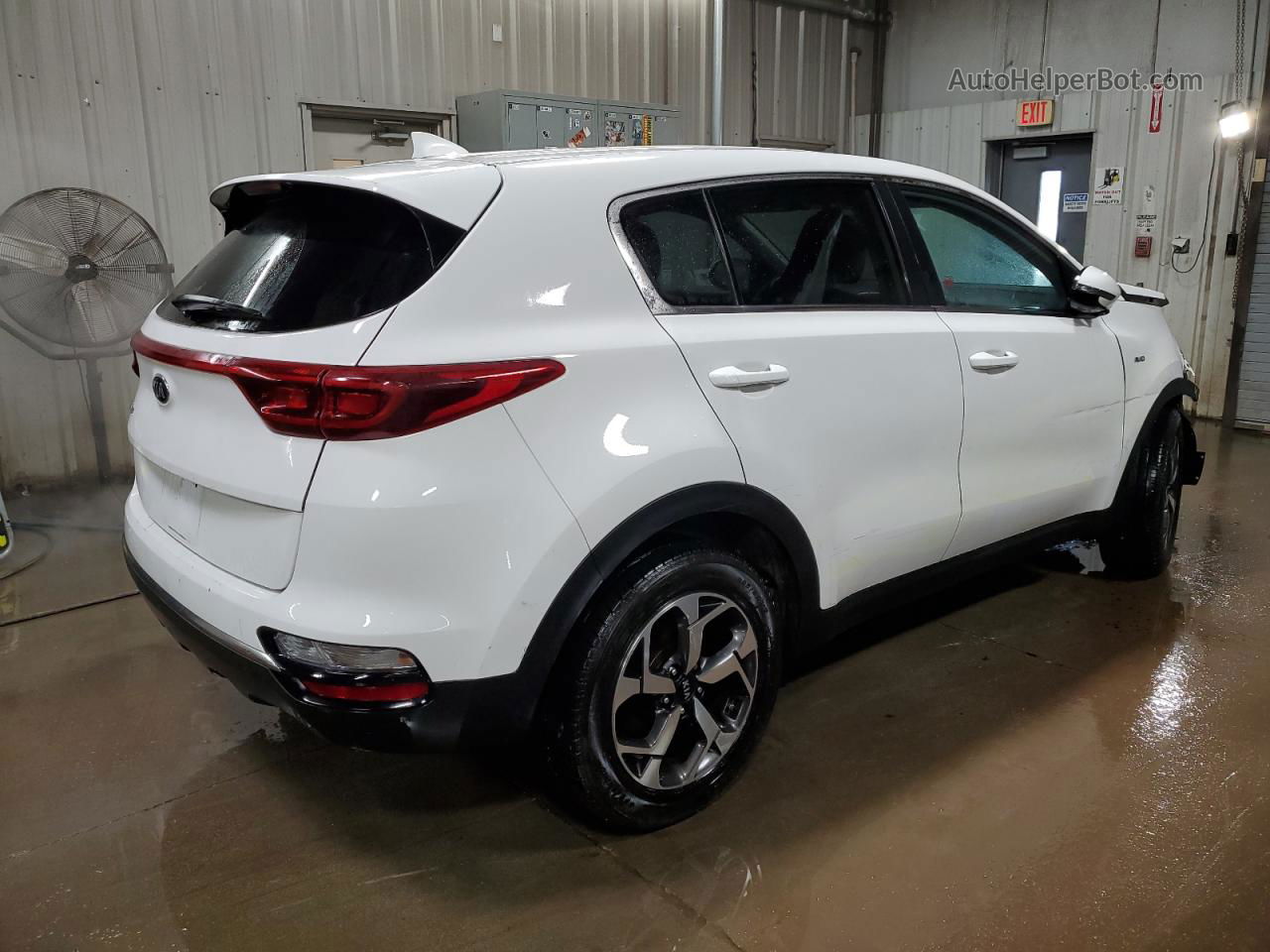 2020 Kia Sportage Lx White vin: KNDPMCACXL7632688