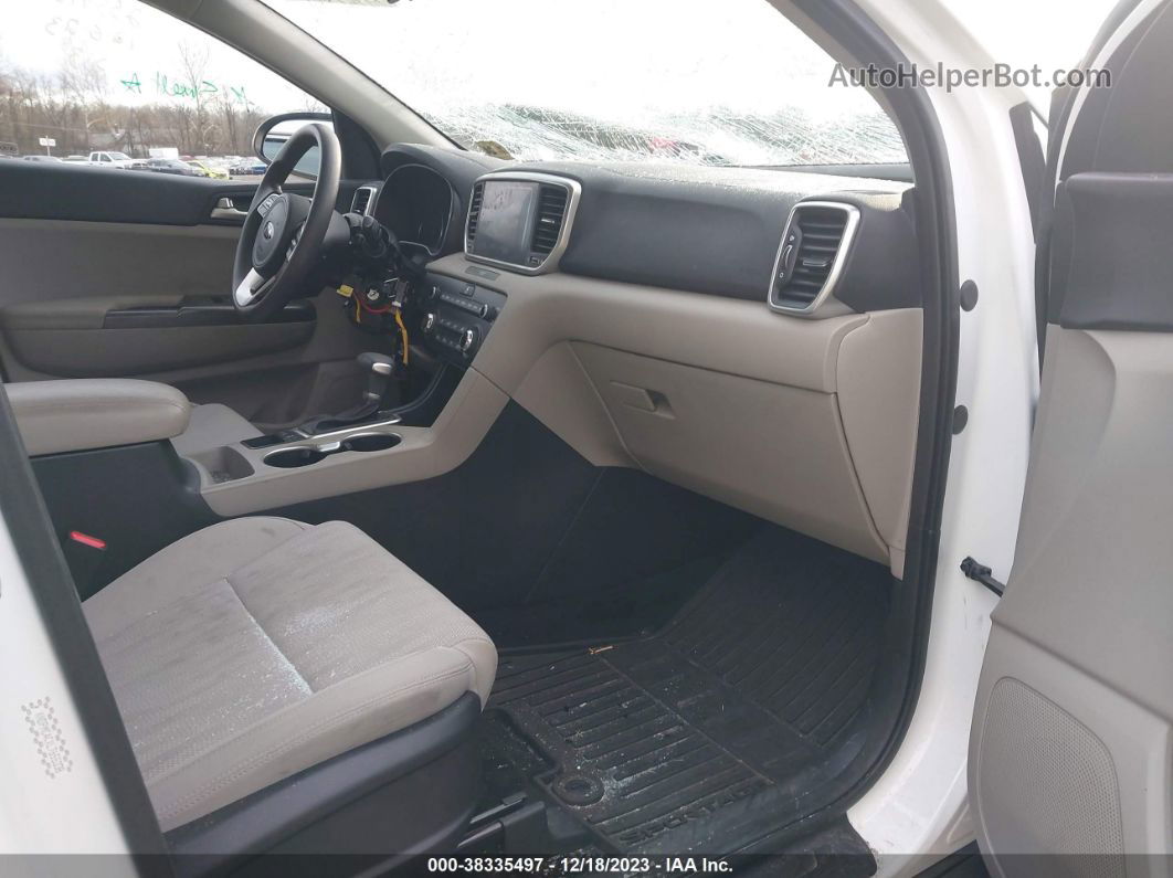 2020 Kia Sportage Lx White vin: KNDPMCACXL7655338