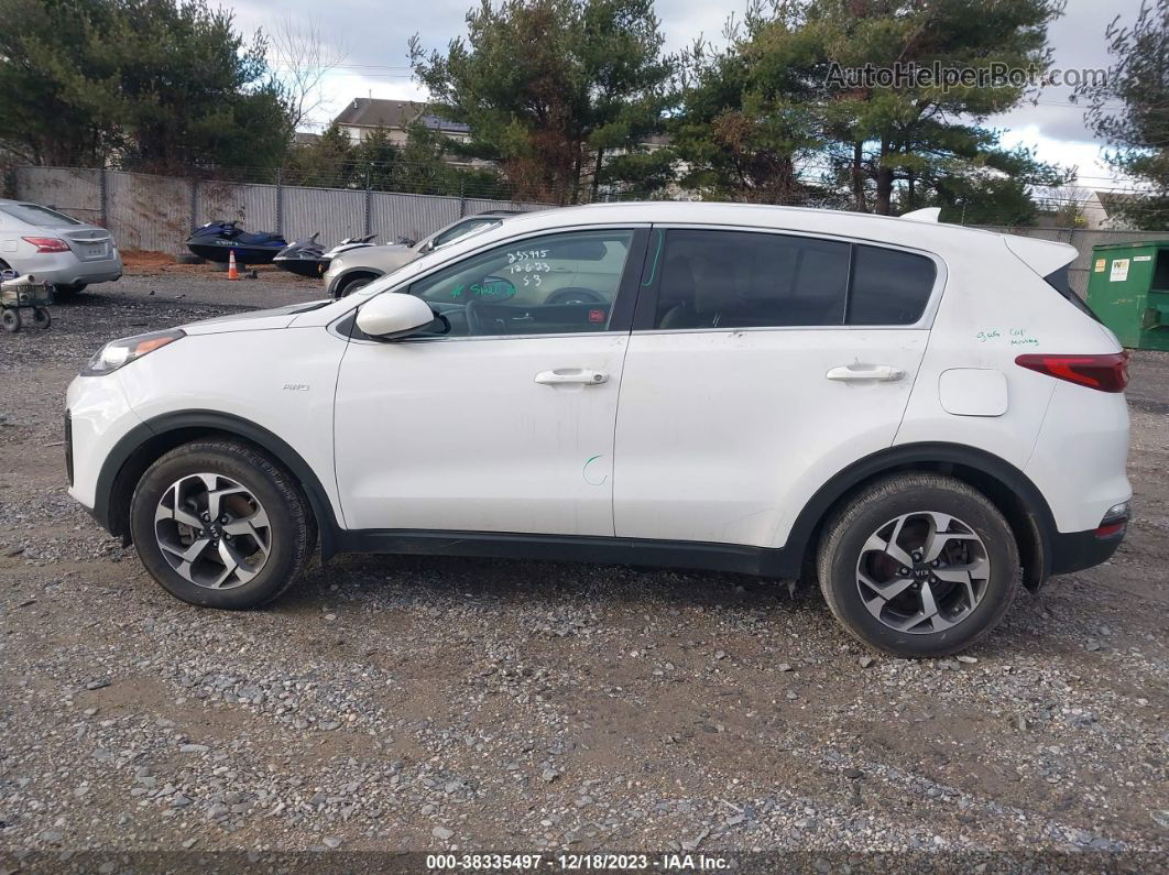 2020 Kia Sportage Lx White vin: KNDPMCACXL7655338