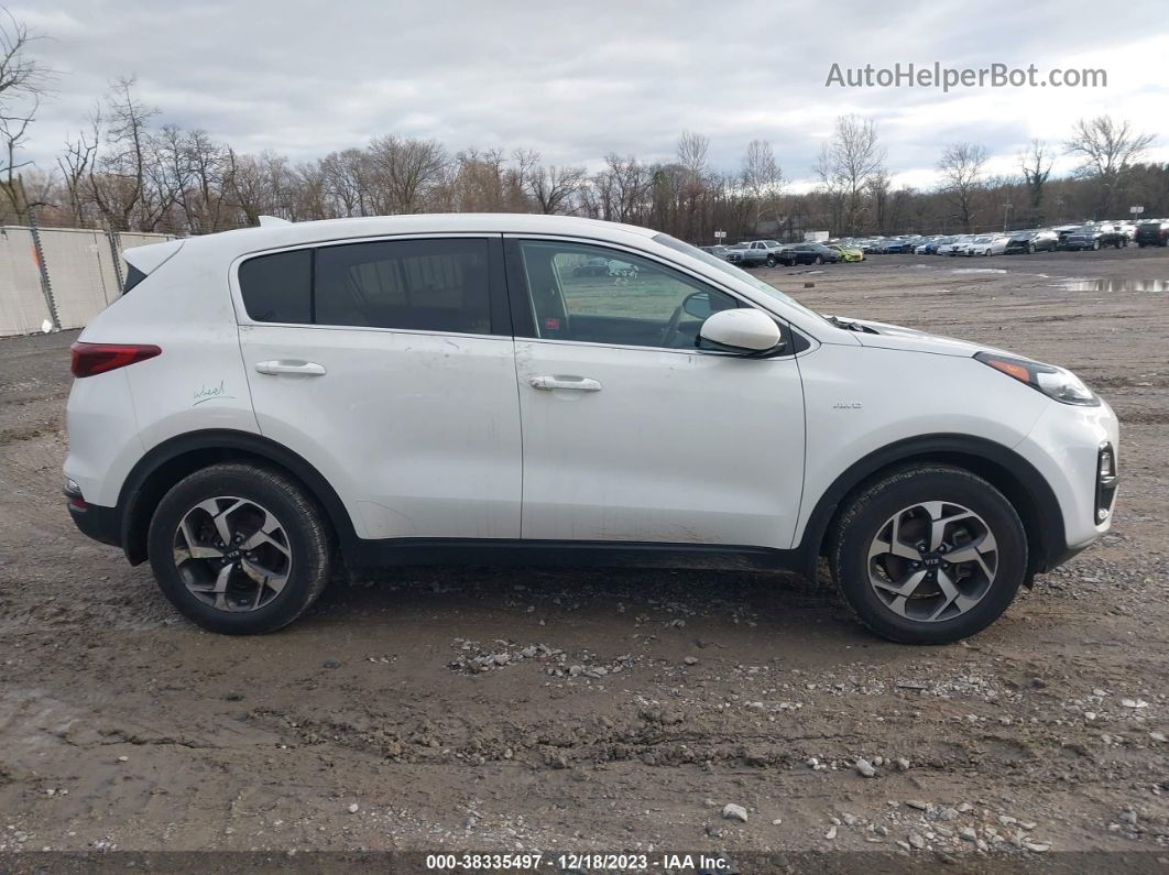 2020 Kia Sportage Lx White vin: KNDPMCACXL7655338