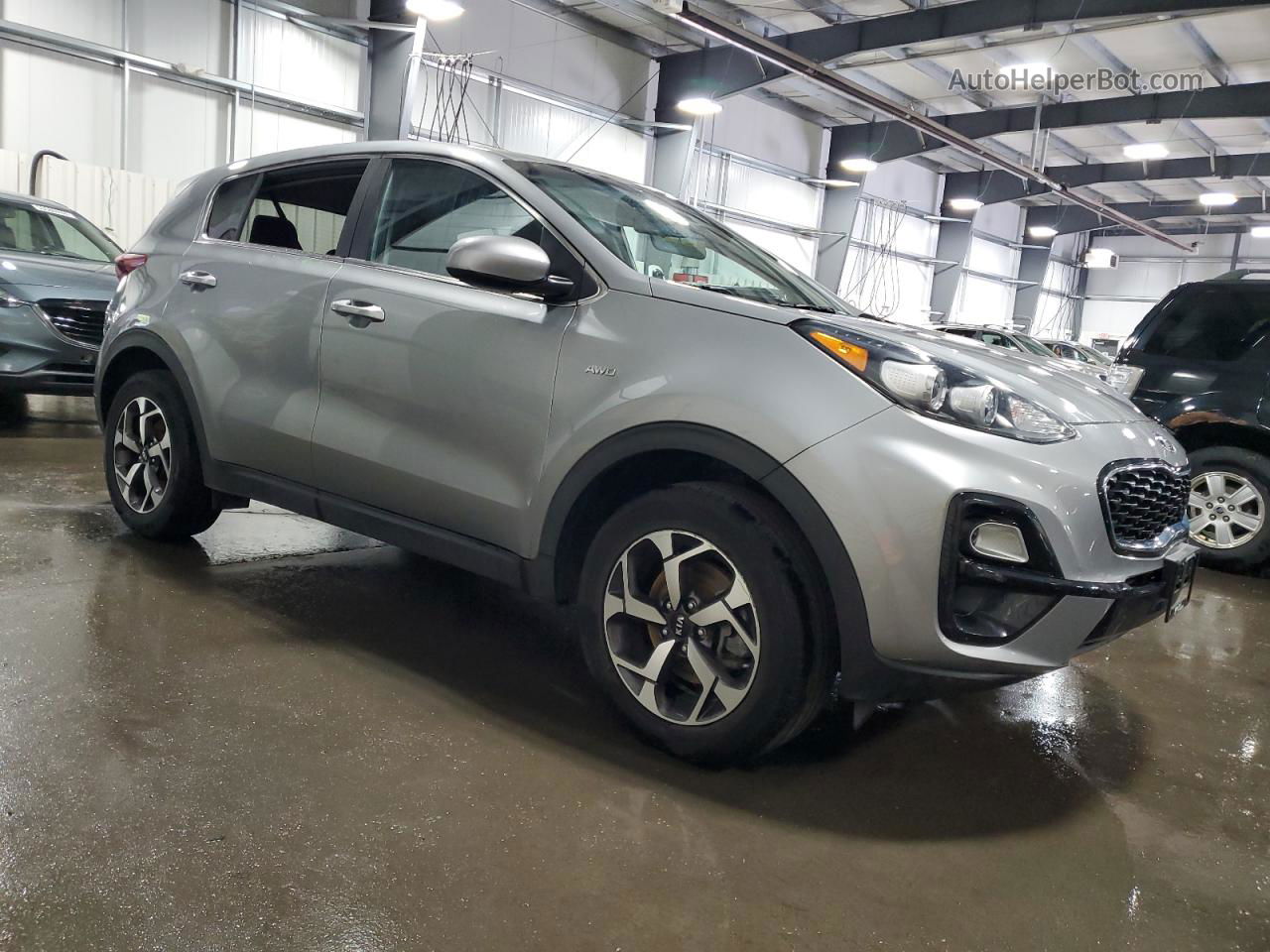 2020 Kia Sportage Lx Gray vin: KNDPMCACXL7702366