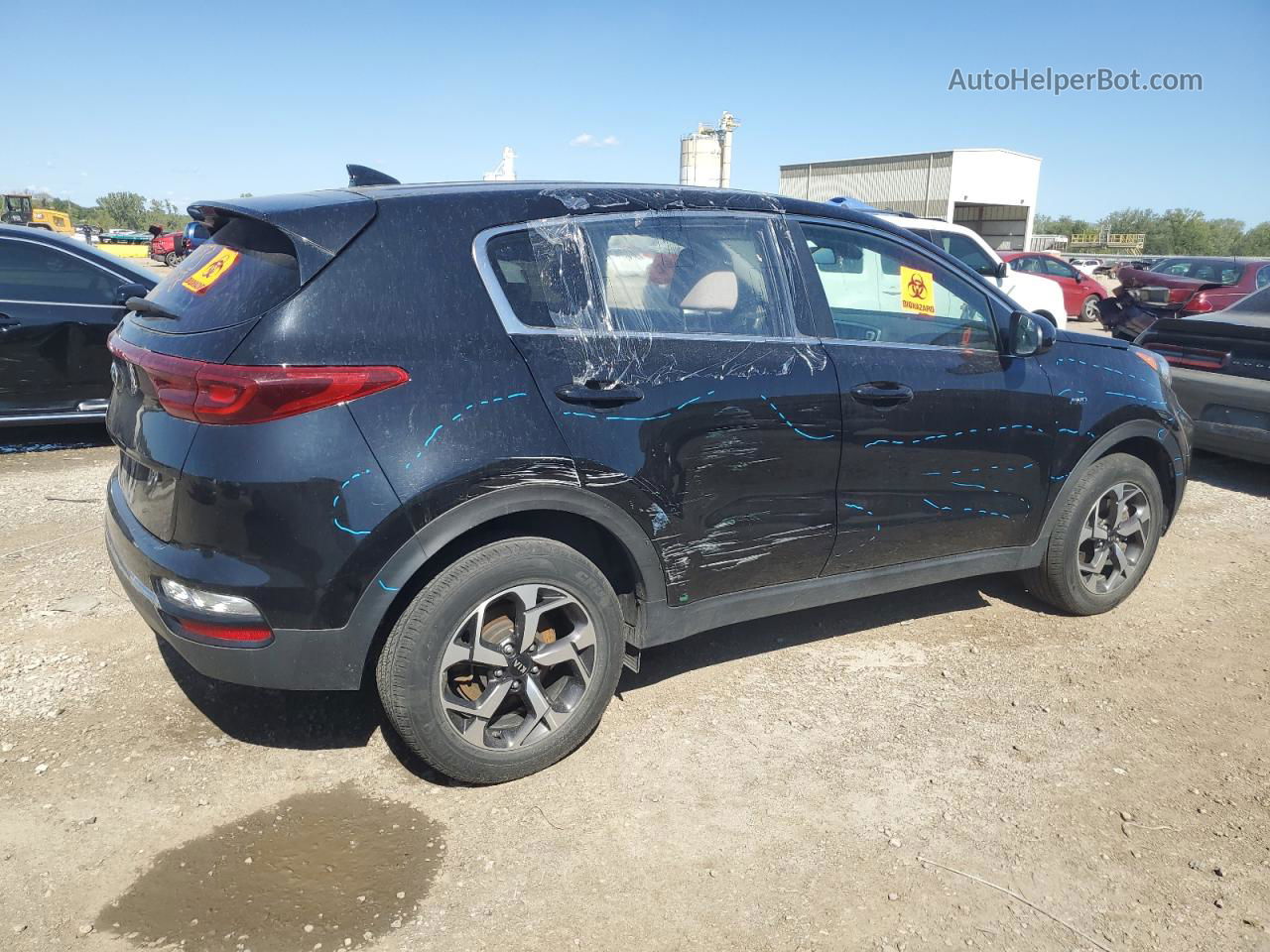 2020 Kia Sportage Lx Black vin: KNDPMCACXL7739062