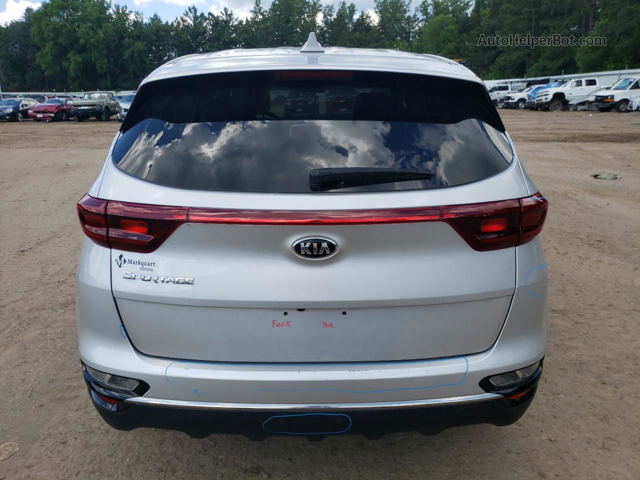 2020 Kia Sportage Lx Silver vin: KNDPMCACXL7746951