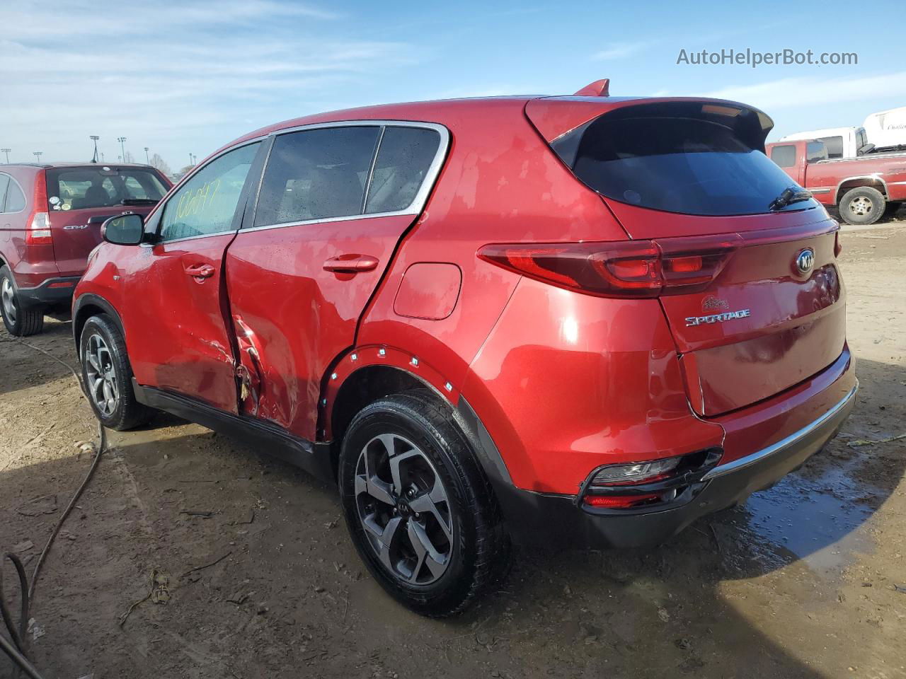 2020 Kia Sportage Lx Red vin: KNDPMCACXL7747260