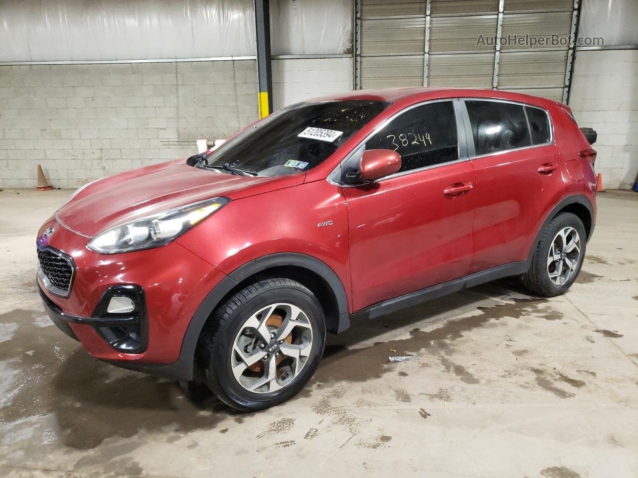 2020 Kia Sportage Lx Red vin: KNDPMCACXL7748957