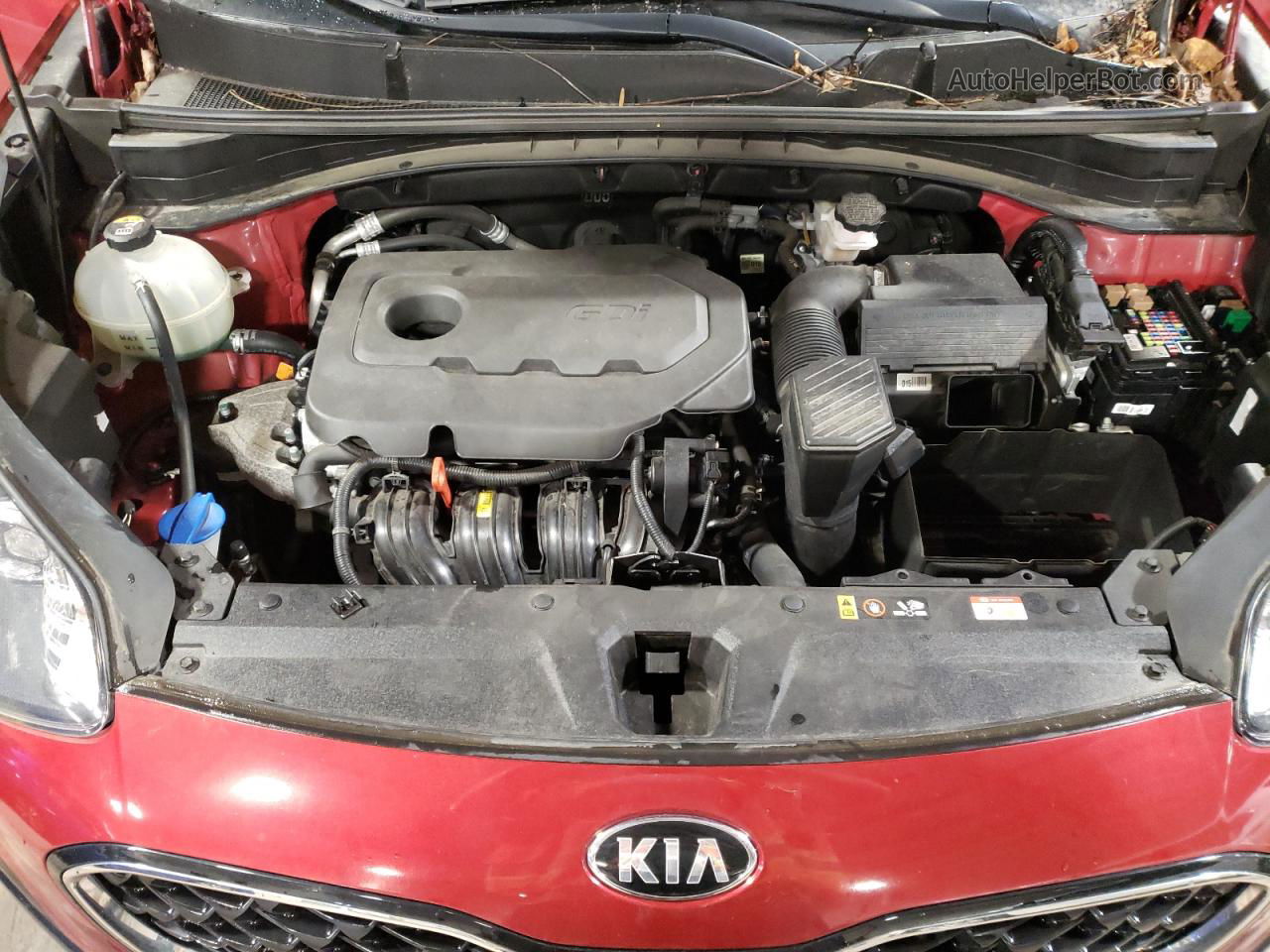 2020 Kia Sportage Lx Red vin: KNDPMCACXL7748957