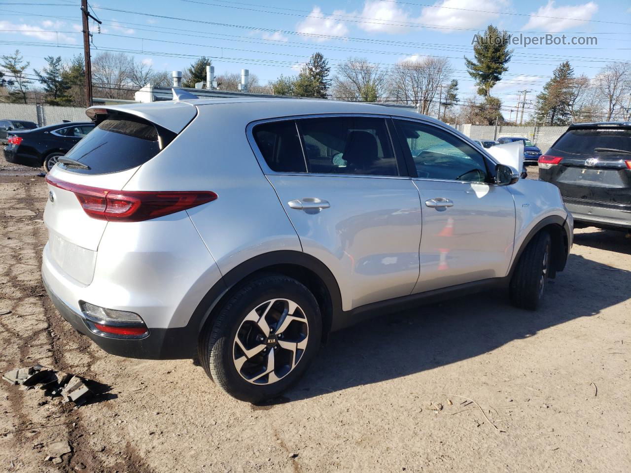 2020 Kia Sportage Lx Silver vin: KNDPMCACXL7796295