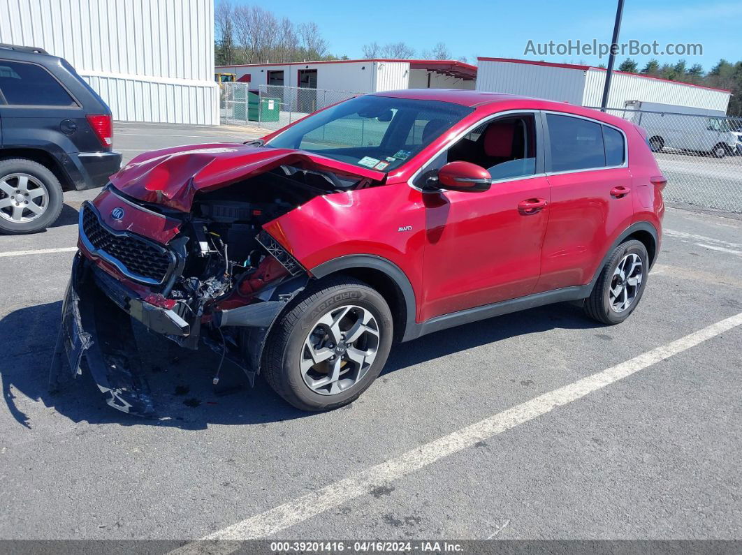 2020 Kia Sportage Lx Red vin: KNDPMCACXL7804198