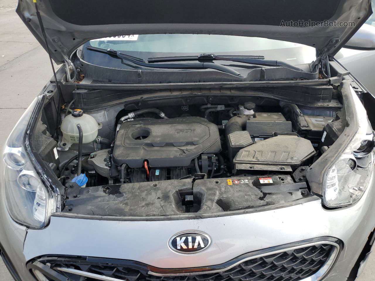 2020 Kia Sportage Lx Silver vin: KNDPMCACXL7809336