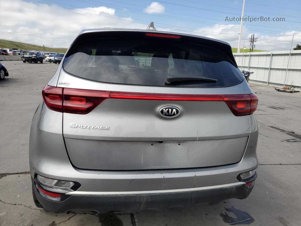 2020 Kia Sportage Lx Silver vin: KNDPMCACXL7809336