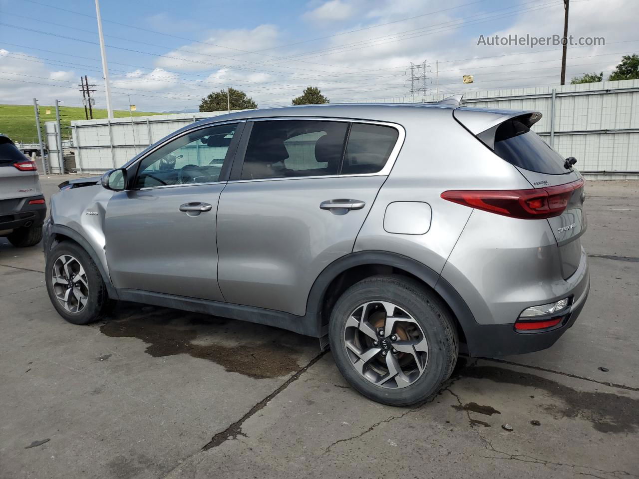 2020 Kia Sportage Lx Silver vin: KNDPMCACXL7809336