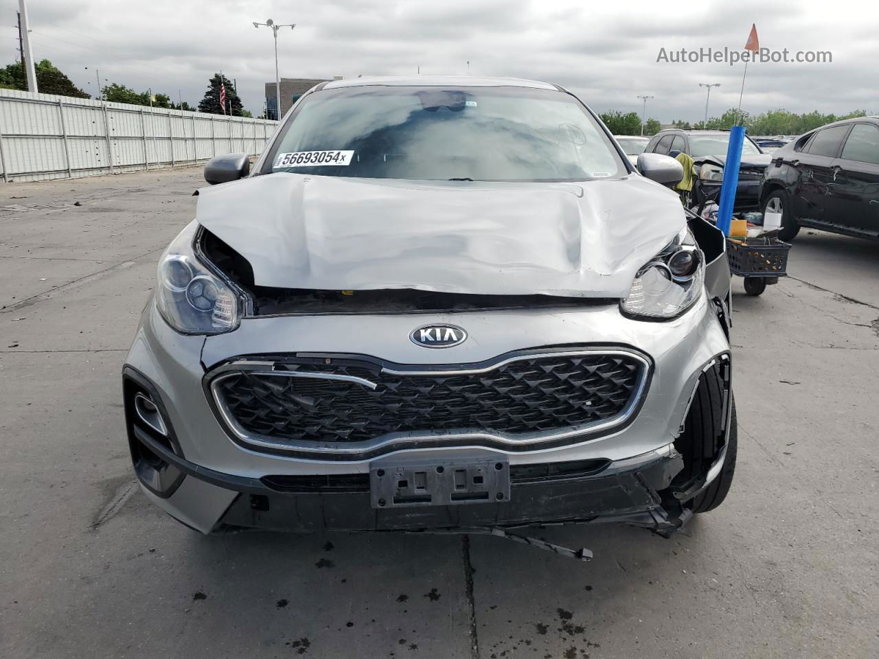 2020 Kia Sportage Lx Silver vin: KNDPMCACXL7809336