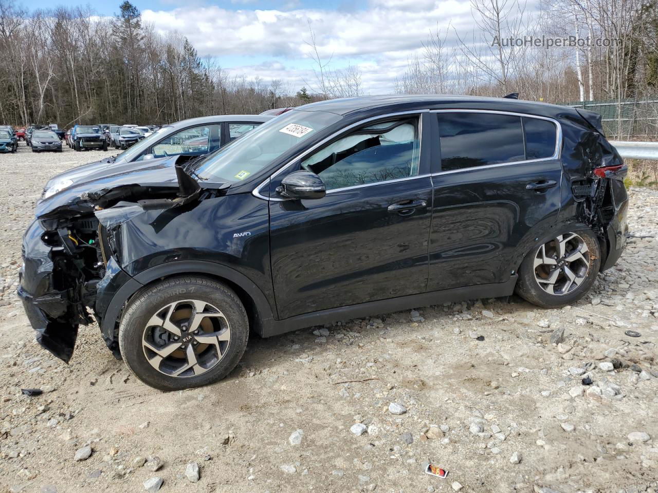 2020 Kia Sportage Lx Black vin: KNDPMCACXL7823463