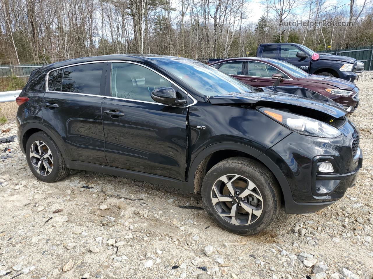 2020 Kia Sportage Lx Black vin: KNDPMCACXL7823463