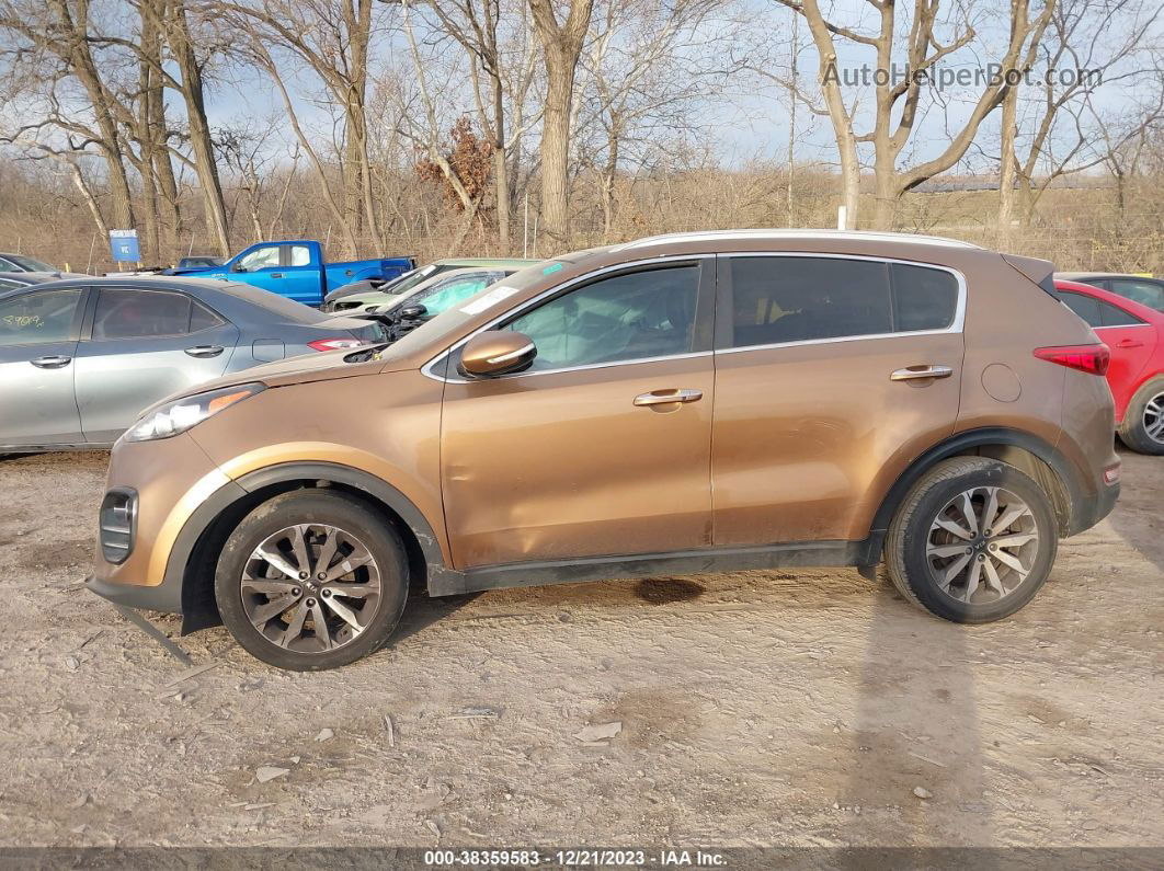 2017 Kia Sportage Ex Brown vin: KNDPN3AC0H7067808