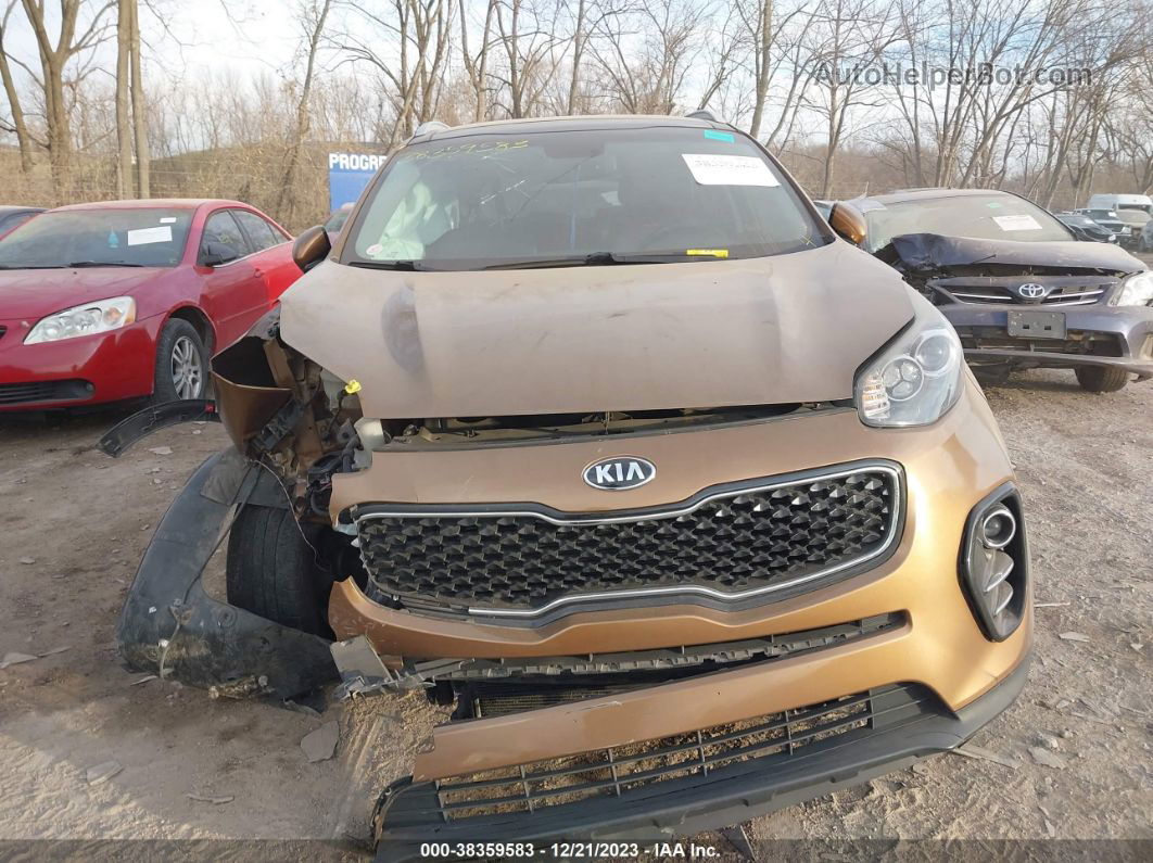 2017 Kia Sportage Ex Brown vin: KNDPN3AC0H7067808