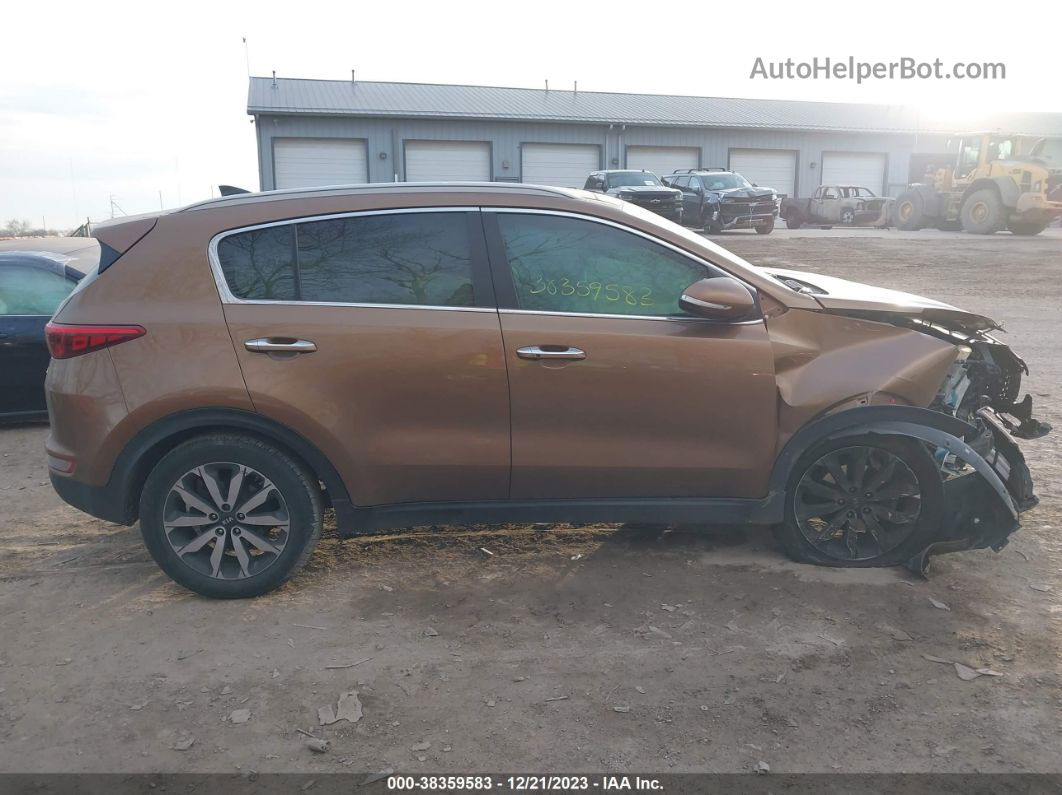 2017 Kia Sportage Ex Brown vin: KNDPN3AC0H7067808