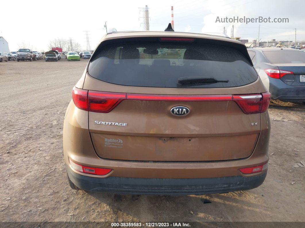 2017 Kia Sportage Ex Brown vin: KNDPN3AC0H7067808