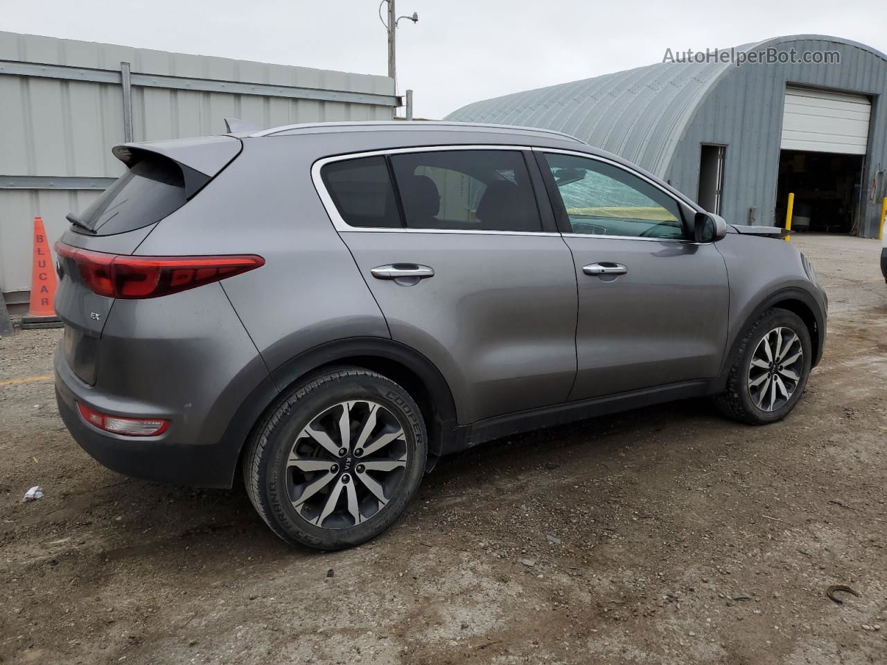 2017 Kia Sportage Ex Gray vin: KNDPN3AC0H7235978