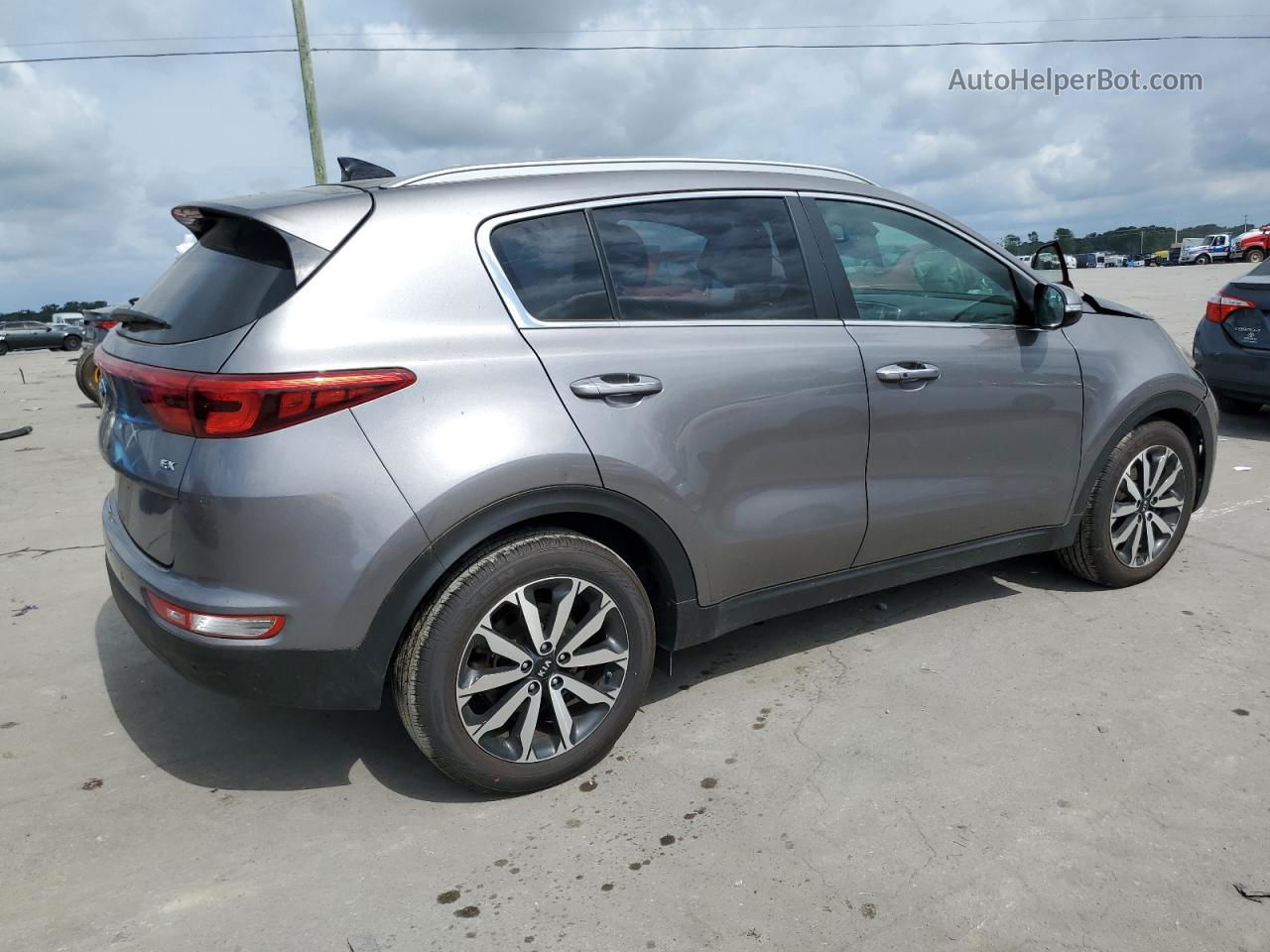 2017 Kia Sportage Ex Gray vin: KNDPN3AC0H7284694