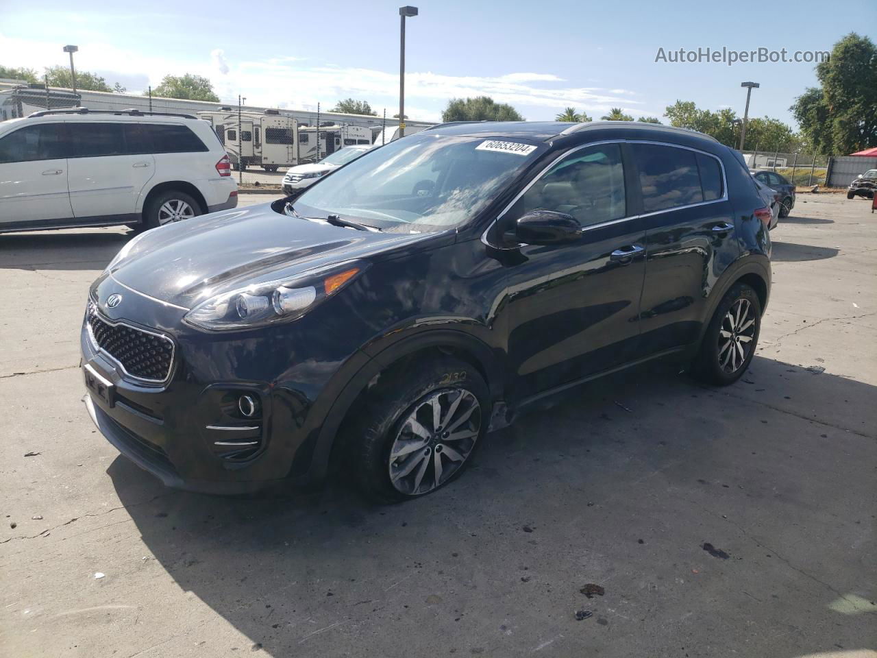 2017 Kia Sportage Ex Blue vin: KNDPN3AC1H7086139