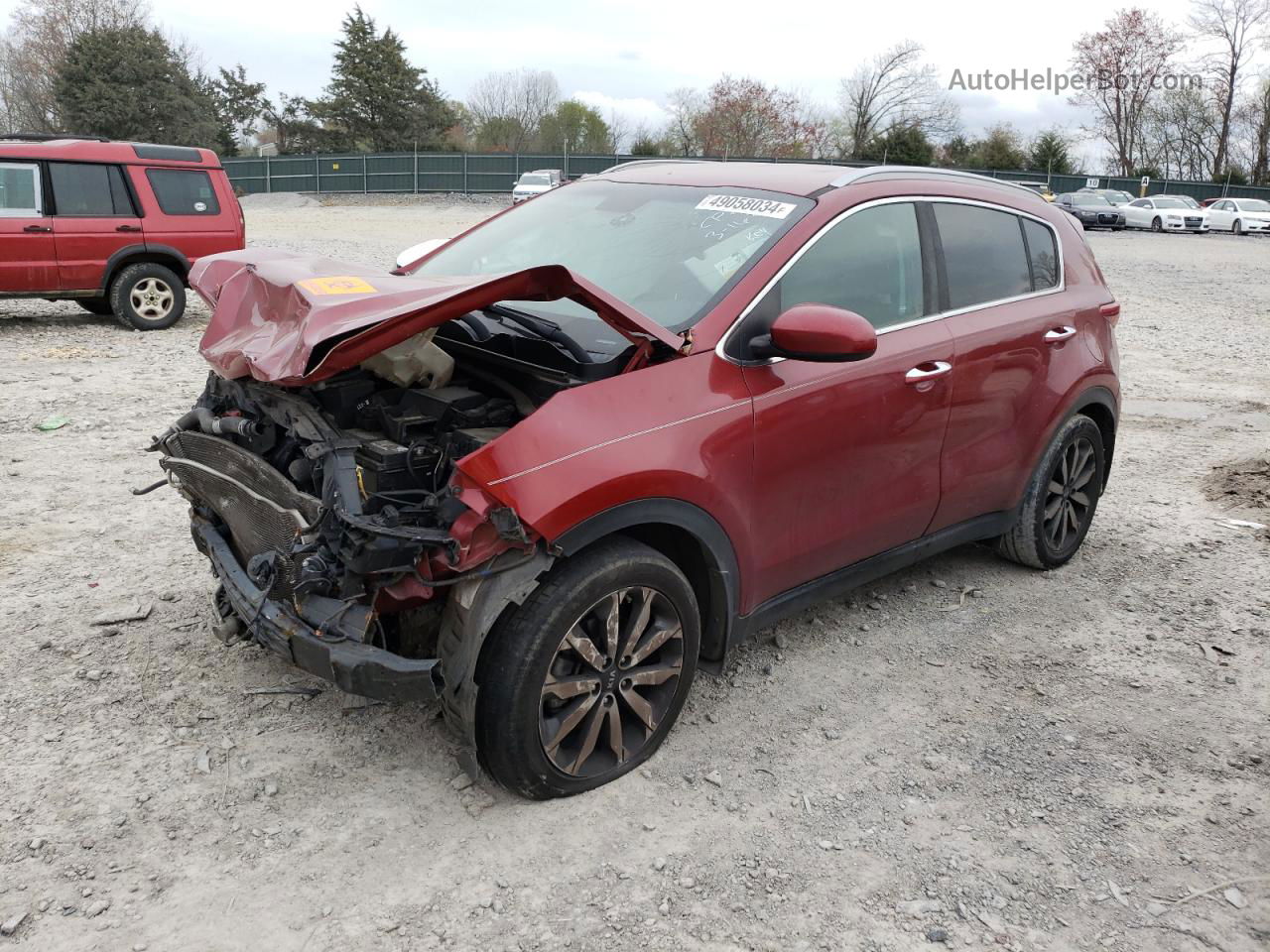 2017 Kia Sportage Ex Red vin: KNDPN3AC1H7119222