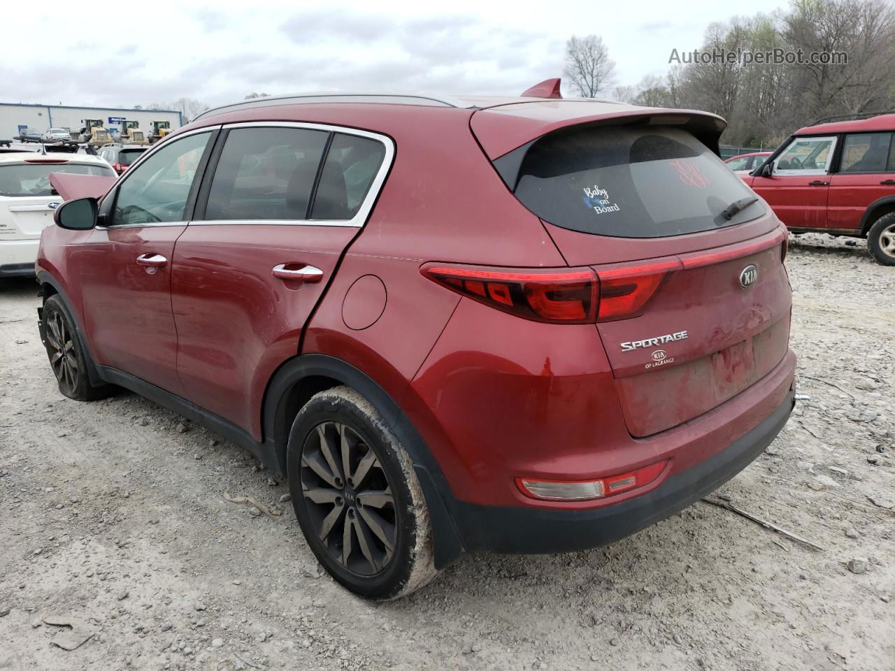 2017 Kia Sportage Ex Red vin: KNDPN3AC1H7119222