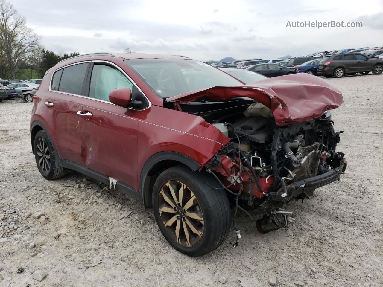 2017 Kia Sportage Ex Red vin: KNDPN3AC1H7119222