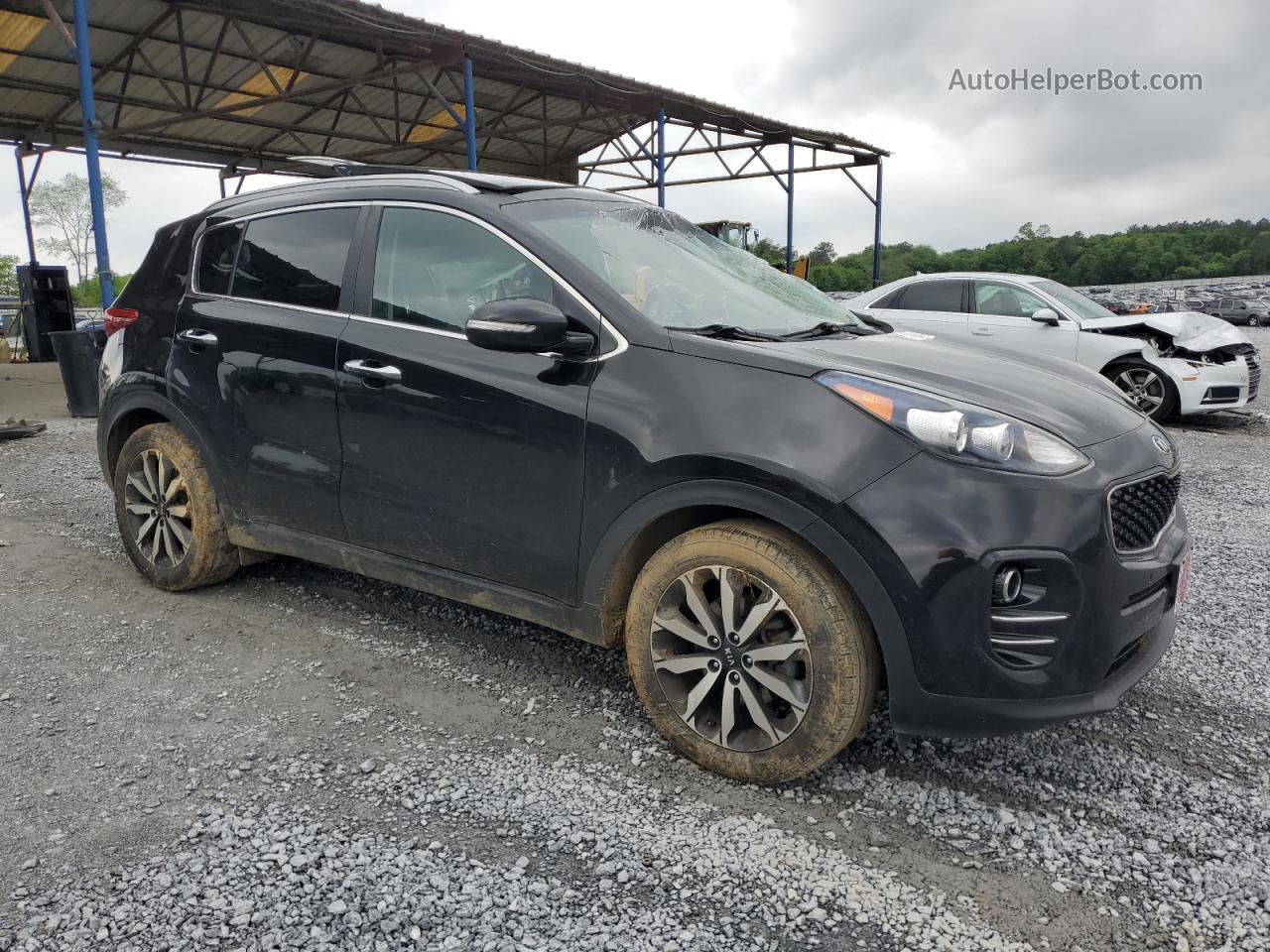 2017 Kia Sportage Ex Черный vin: KNDPN3AC1H7233804