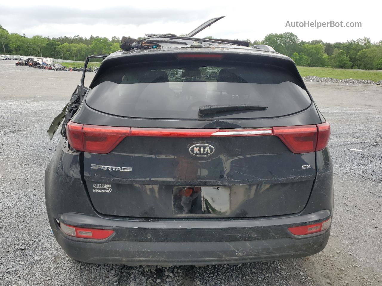 2017 Kia Sportage Ex Черный vin: KNDPN3AC1H7233804