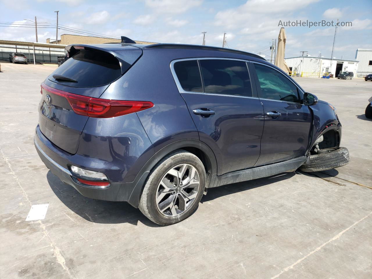 2020 Kia Sportage Ex Синий vin: KNDPN3AC1L7735334