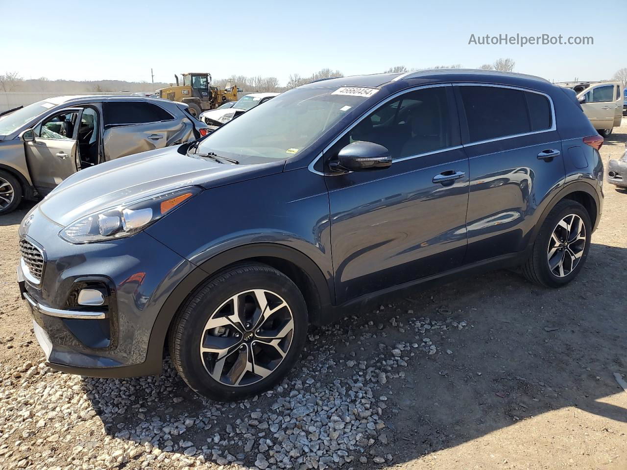 2020 Kia Sportage Ex Blue vin: KNDPN3AC1L7822201