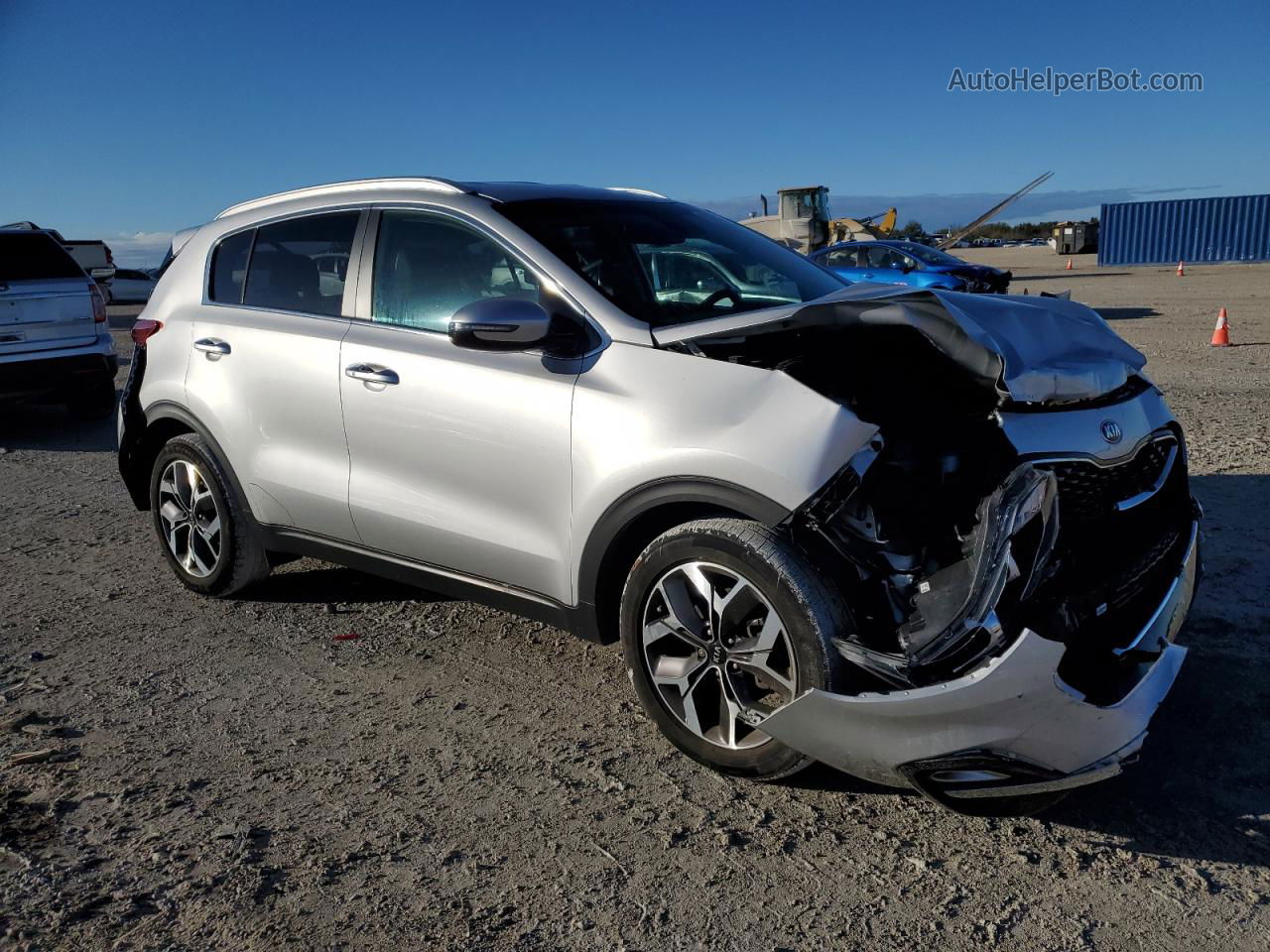 2020 Kia Sportage Ex Silver vin: KNDPN3AC1L7838446