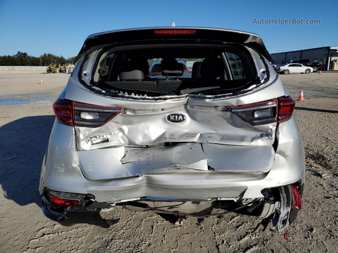 2020 Kia Sportage Ex Silver vin: KNDPN3AC1L7838446