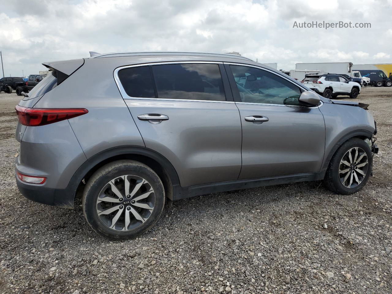 2017 Kia Sportage Ex Серый vin: KNDPN3AC2H7133419