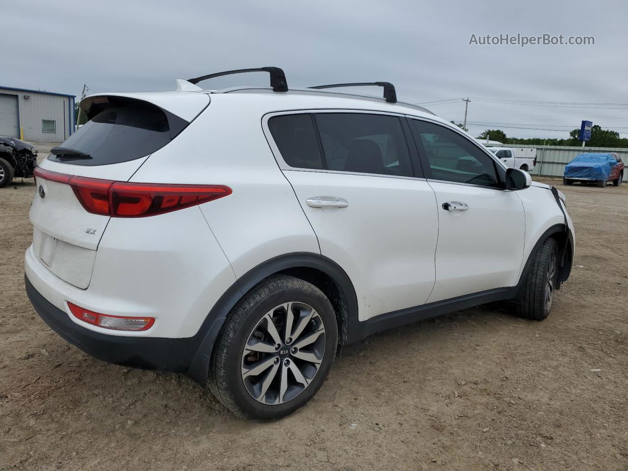 2017 Kia Sportage Ex White vin: KNDPN3AC2H7218177