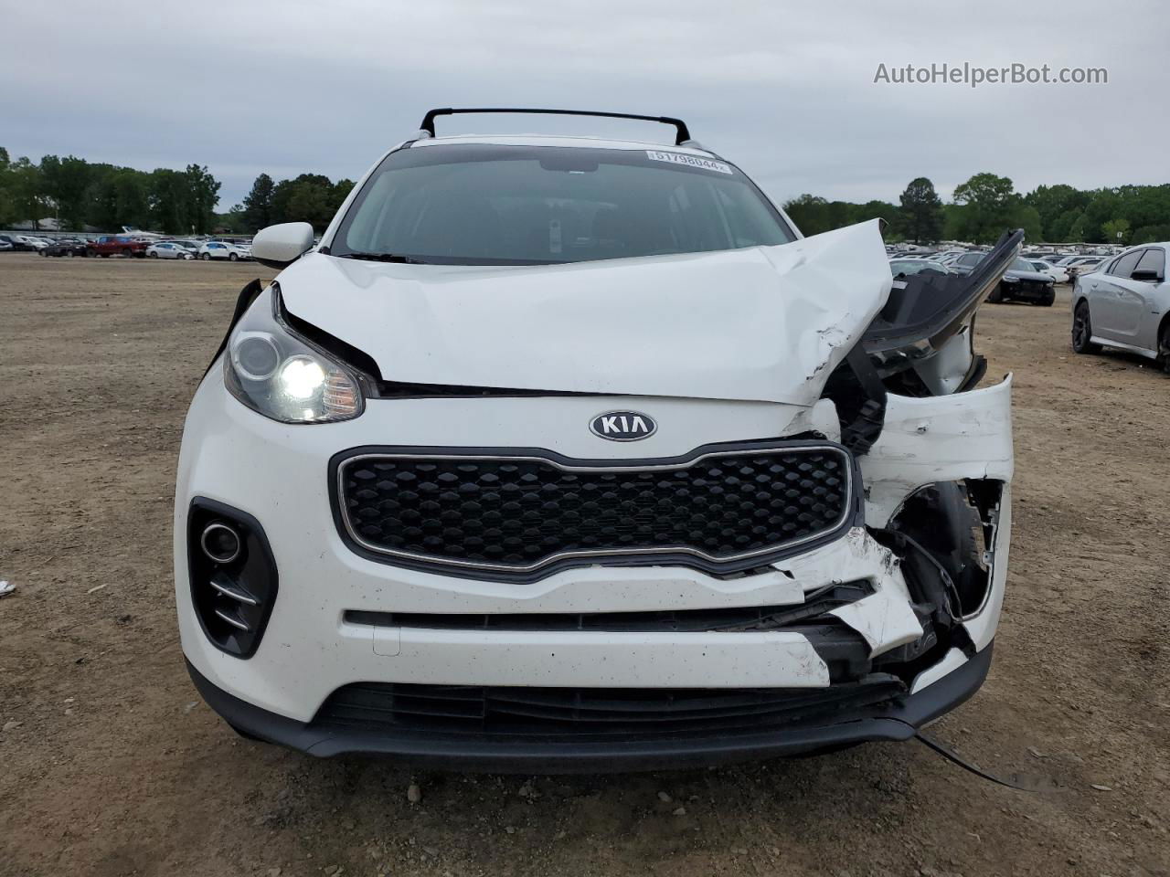 2017 Kia Sportage Ex White vin: KNDPN3AC2H7218177