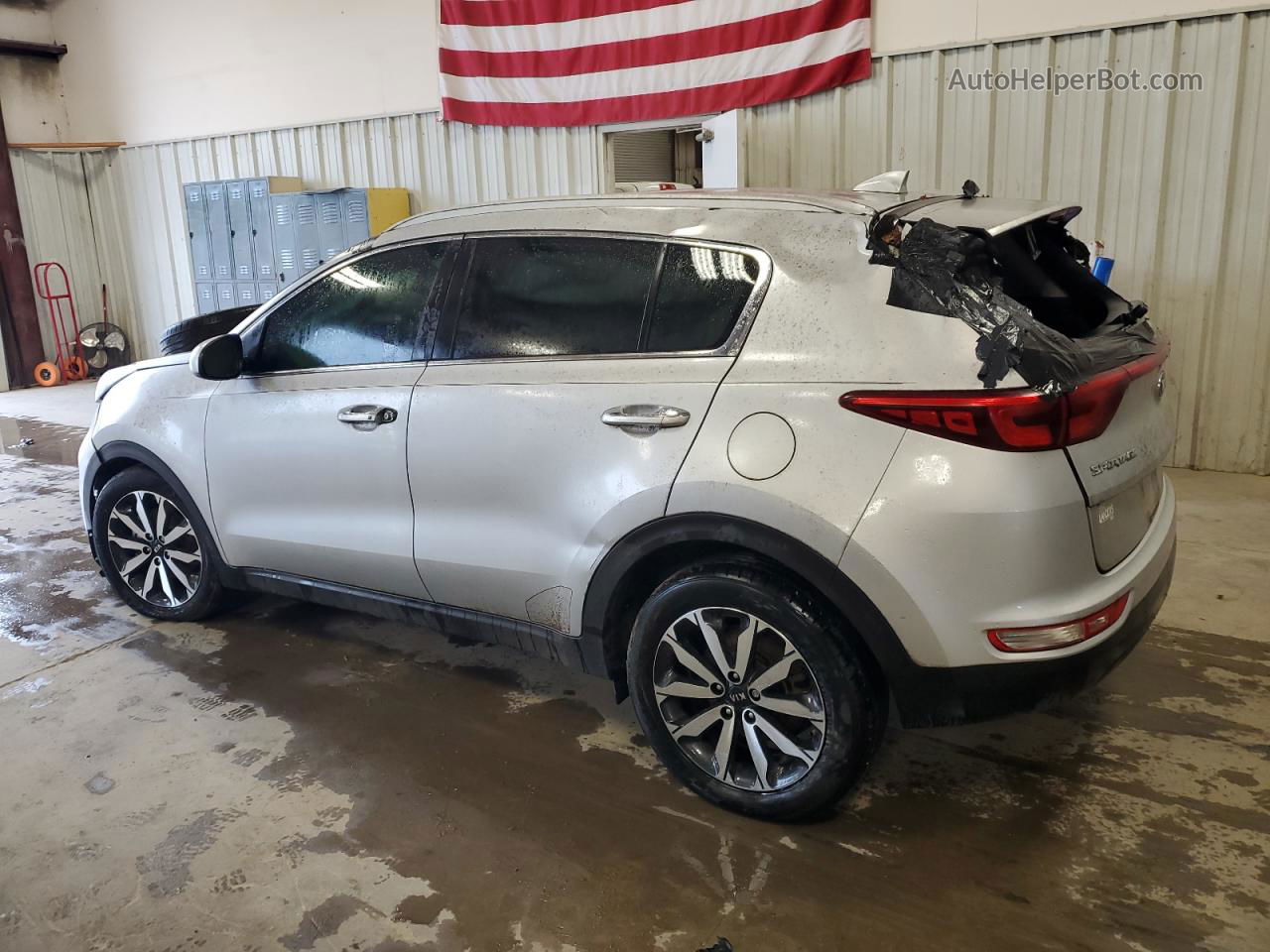 2017 Kia Sportage Ex Silver vin: KNDPN3AC2H7232807