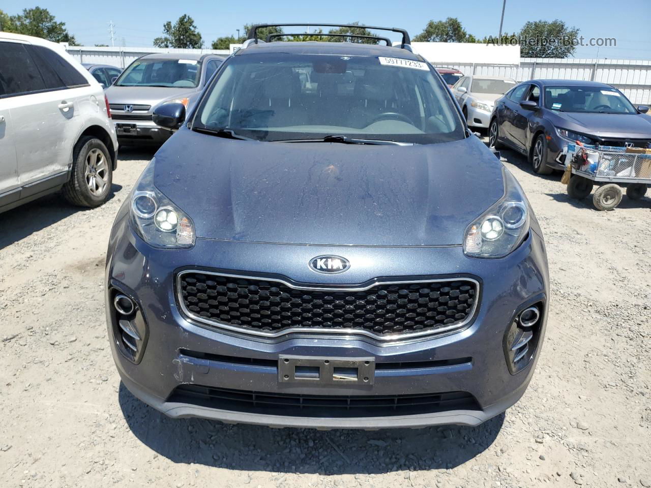 2017 Kia Sportage Ex Blue vin: KNDPN3AC2H7237537