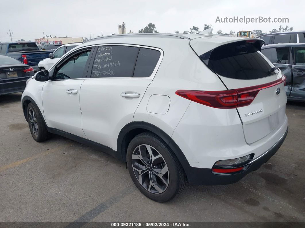 2020 Kia Sportage Ex White vin: KNDPN3AC2L7762008