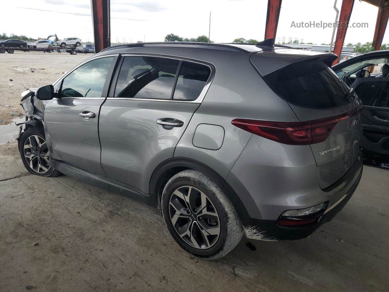 2020 Kia Sportage Ex Gray vin: KNDPN3AC2L7817072