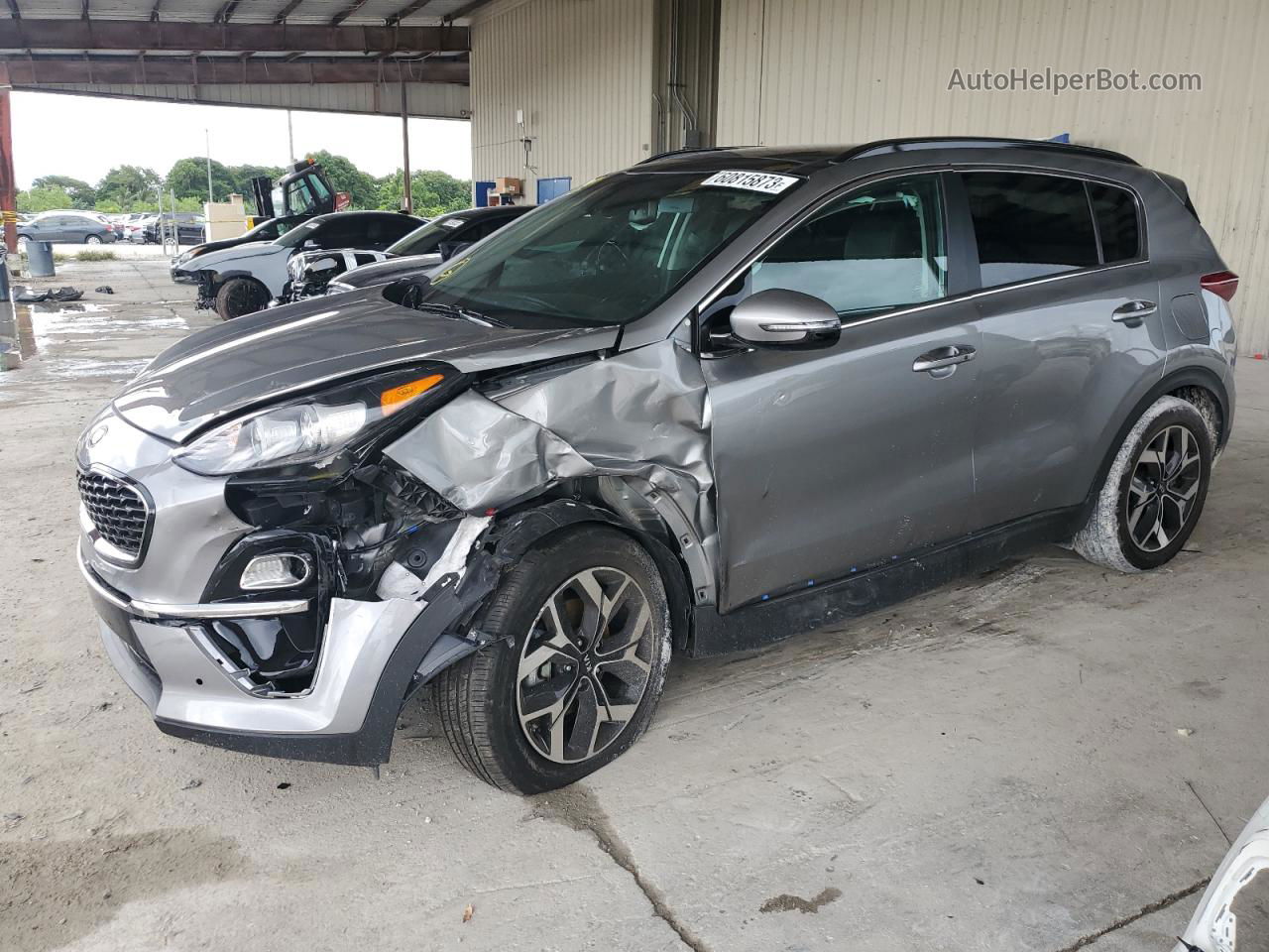 2020 Kia Sportage Ex Gray vin: KNDPN3AC2L7817072