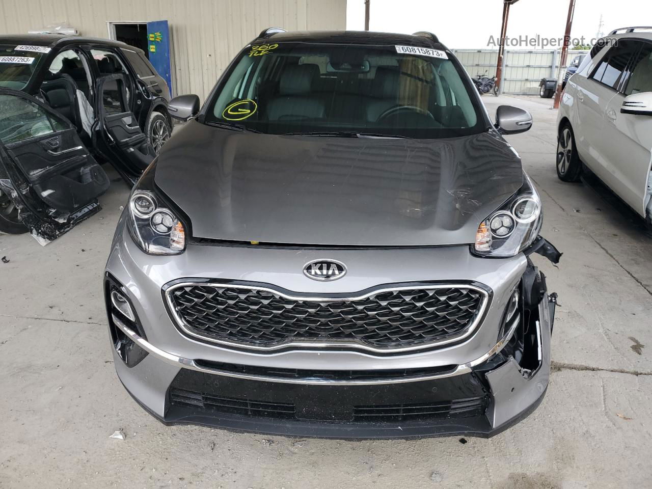 2020 Kia Sportage Ex Gray vin: KNDPN3AC2L7817072