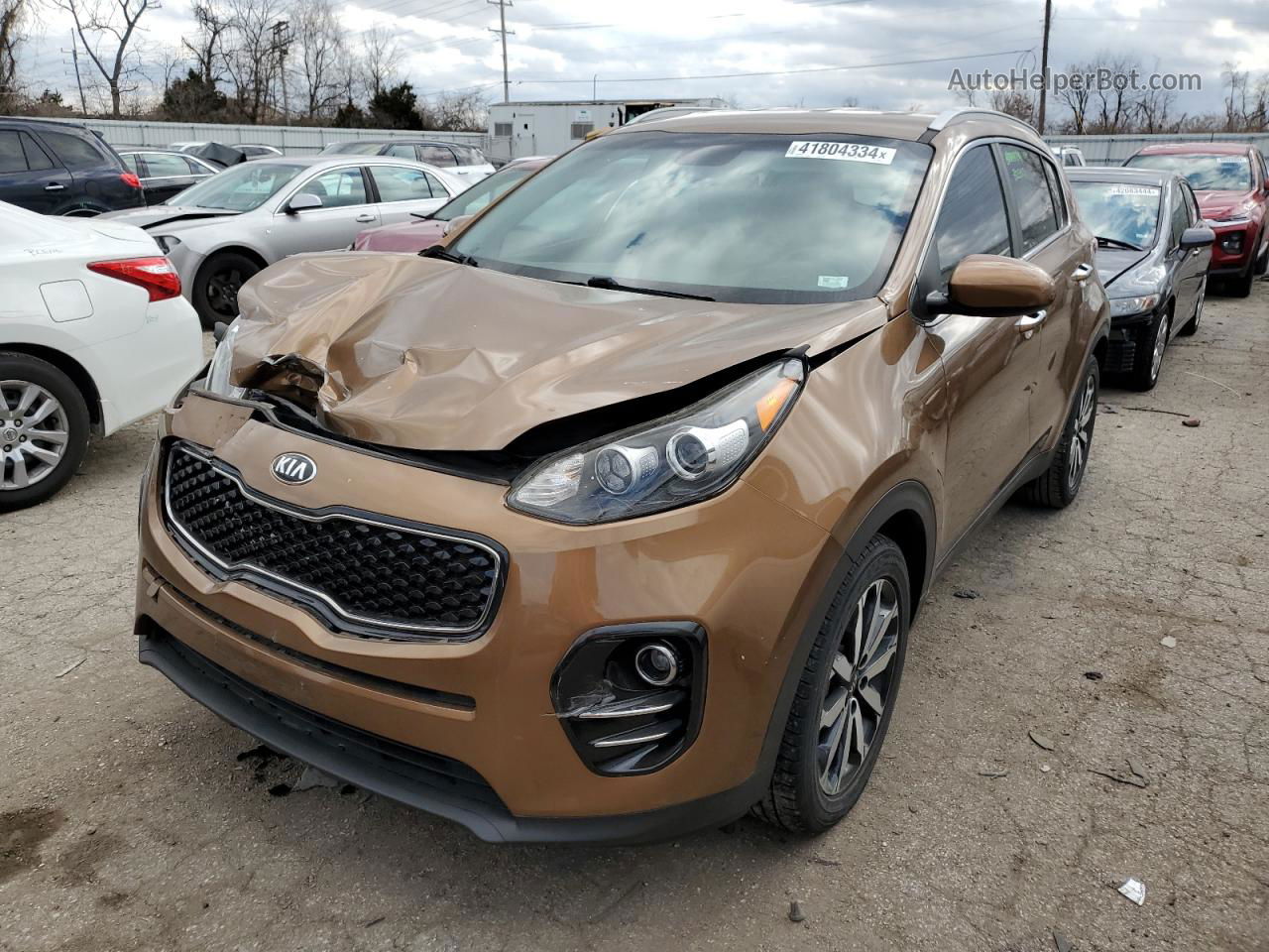 2017 Kia Sportage Ex Brown vin: KNDPN3AC3H7091844