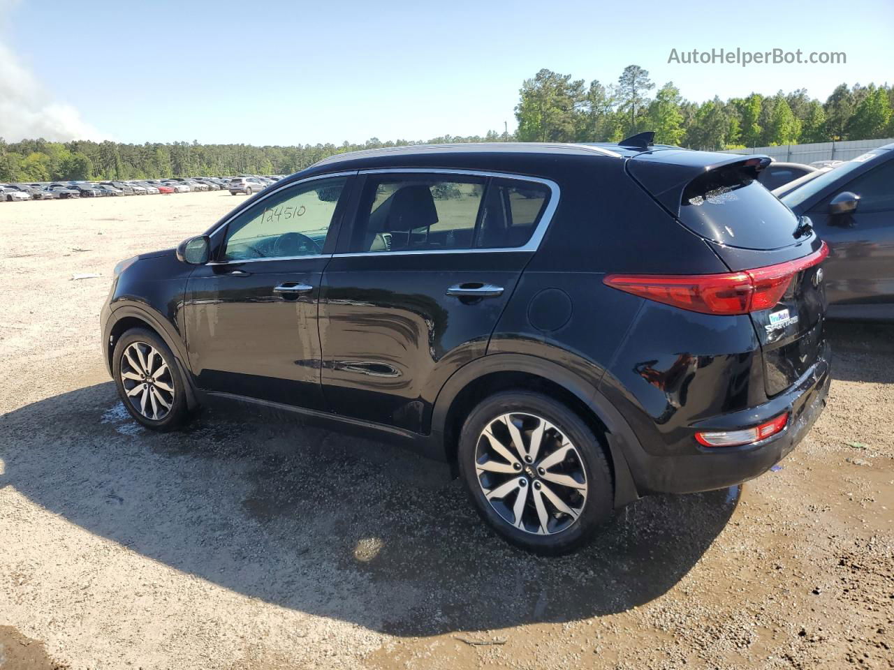 2017 Kia Sportage Ex Черный vin: KNDPN3AC3H7292935