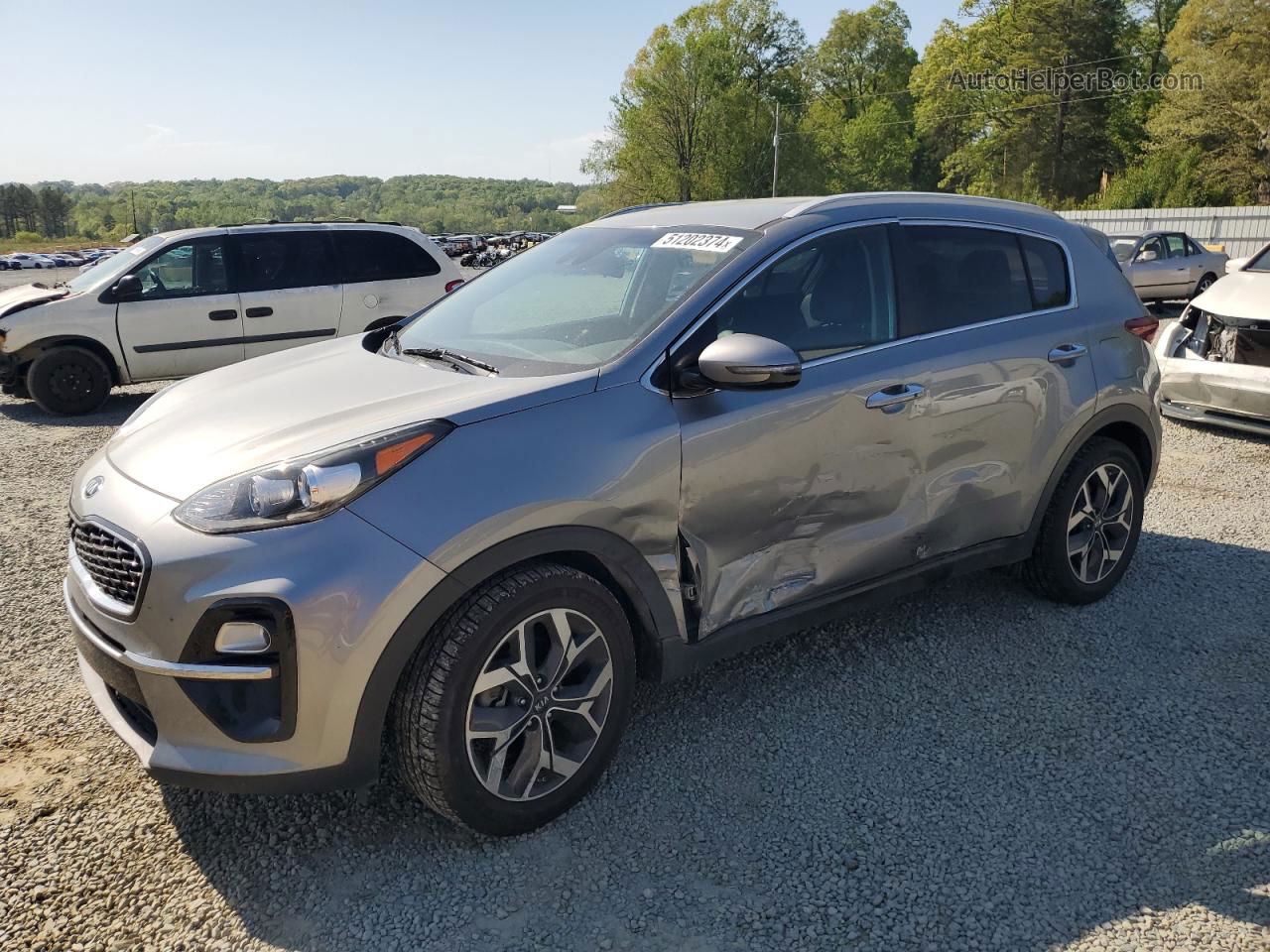 2020 Kia Sportage Ex Silver vin: KNDPN3AC3L7832096